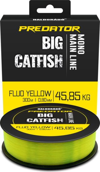 Haldorádó Predator Catfish Line Mono Fluo Yellow 0,80mm / 300m - 45,85 kg
