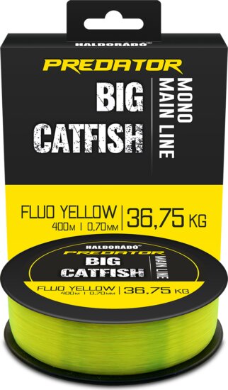 Haldorádó Predator Catfish Line Mono Fluo Yellow 0,70mm / 400m - 36,75 kg