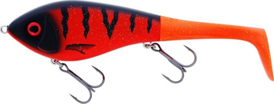 WESTIN Swim Tail Hybrid 12cm 62g Suspending Fire / 1 body 2 tails