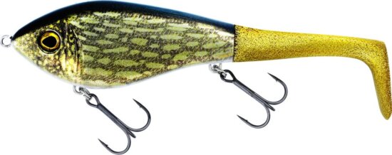 WESTIN Swim Tail Hybrid 12cm 62g Suspending Real Pike / 1 body 2 tails