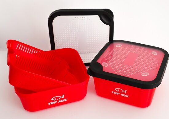 TOP MIX ÚJ Csalisdobozoz pellet áztató