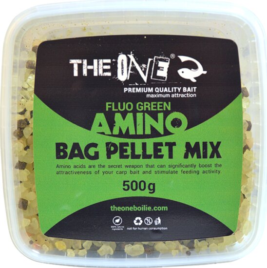 The One Amino Bag Pellet Mix Fluo Green 500 Gr
