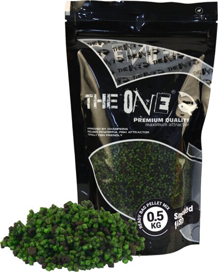 The One Ready Bag Pellet Mix Black Smoked Fish