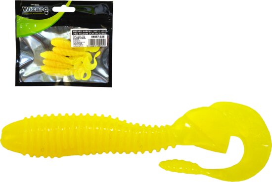 Wizard Harpex Twist Grub Pro Yellow 7Cm 5db/cs