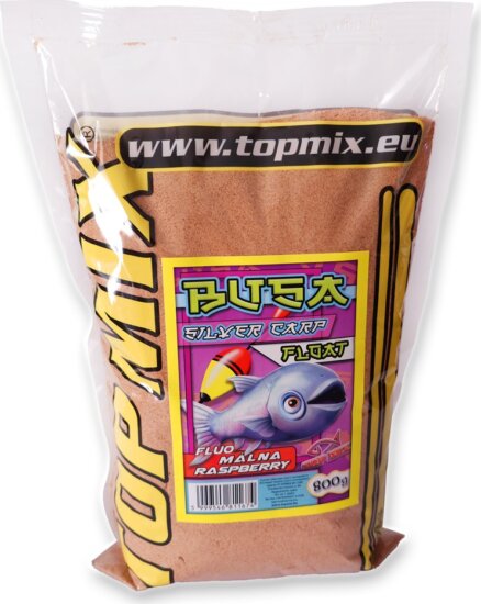 TOP MIX Busa Float / úszós - Fluo Málna