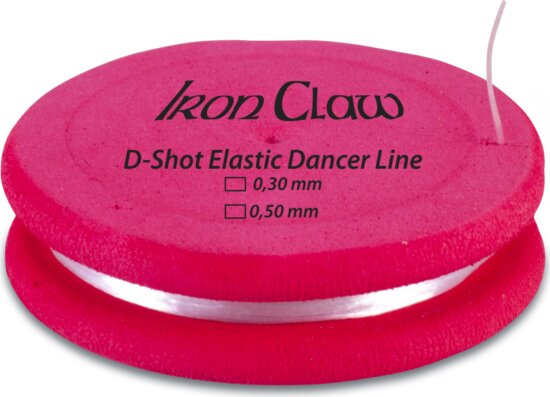 Iron Claw D-Shot Elastic Dancer Line 0,50mm / 3m