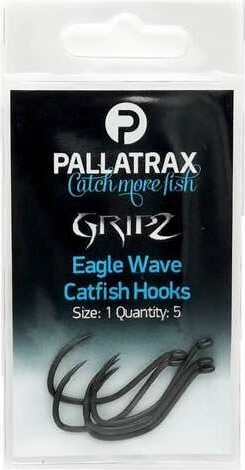 Pallatrax Gripz Catfish Hooks 5 Size 1