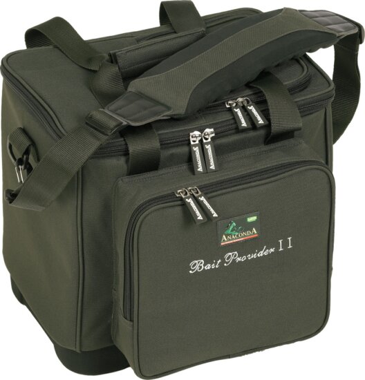 ANACONDA Bait Provider II csalis hordtáska / + 6db csalitégely / 36X31X32cm
