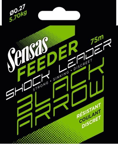 Sensas Shock Leader Feeder Black Arrow 75m 0,27mm