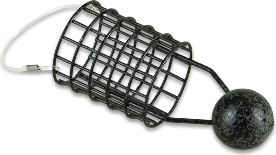 MS RANGE feeder etetőkosár rozsdamentes acél zöld / 80g / 27X32mm