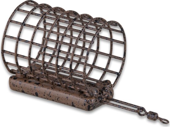 MS RANGE feeder etetőkosár rozsdamentes acél barna / 40g / 32X40mm