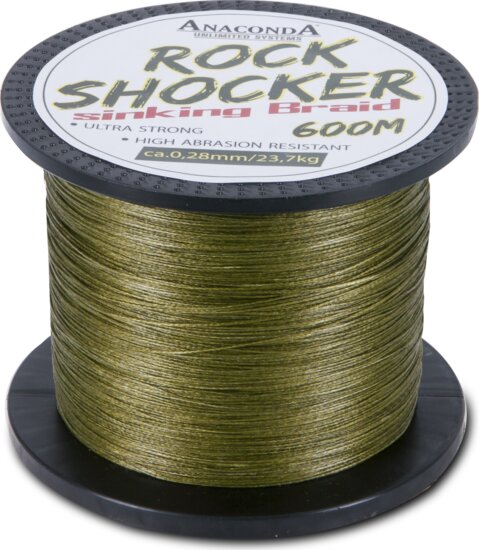 ANACONDA Rockshocker sinking Braid sűlyedő fonott zsinór / 0,35mm / 600m / 30,60kg