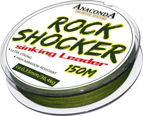 ANACONDA Rockshock Leader sűlyedő fonott zsinór / 0,32mm / 150m / 29,50kg