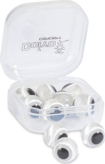 DOIYO S'zuki Eyed Glass Beads White üveggyöngy