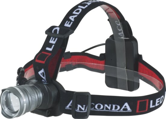 ANACONDA Headlamp R5 led fejlámpa / 250lm / vízálló IP 44 / max. üzemidő 4 óra
