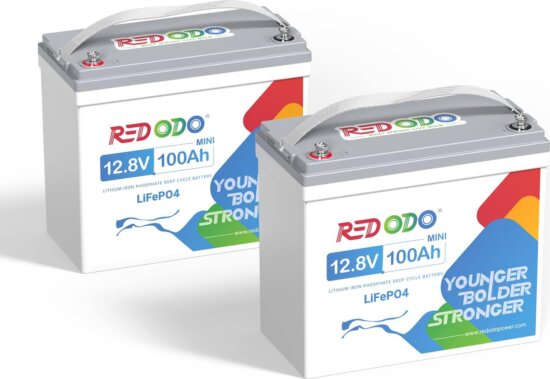 Redodo LiFePO4 12V 100Ah 1,28kWh MINI akkumulátor