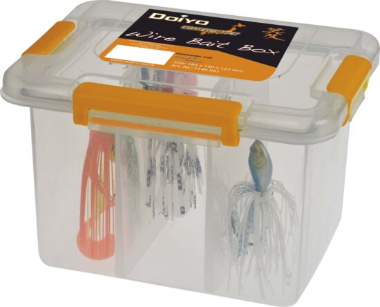 DOIYO Wire Bait Box speciális pergető doboz spinner baits-hoz / 18X14X12,3cm