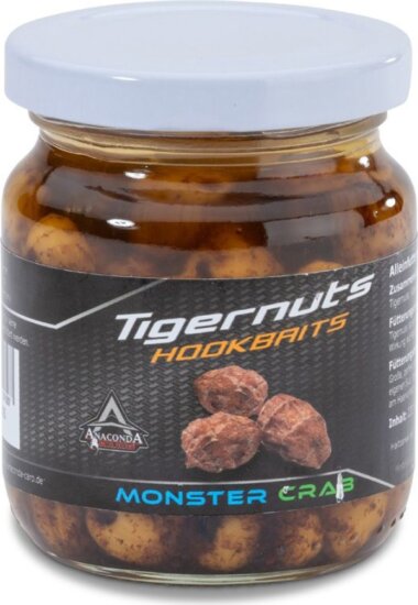 ANACONDA Hookbait Tigernut 220ml/125g MonsterCrab / Fűszeres rák