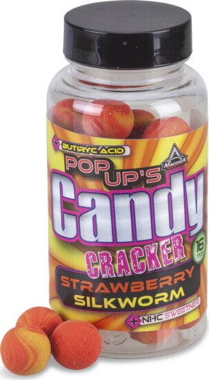 ANACONDA Candy Cracker Pop Up Strawberry-Silkworm / Eper-Selyemhernyó/ 14mm