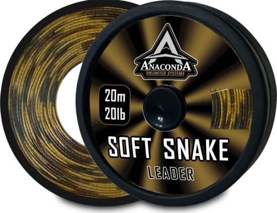 ANACONDA Soft Snake Leader bevonatos előkezsinór 20m/30lb