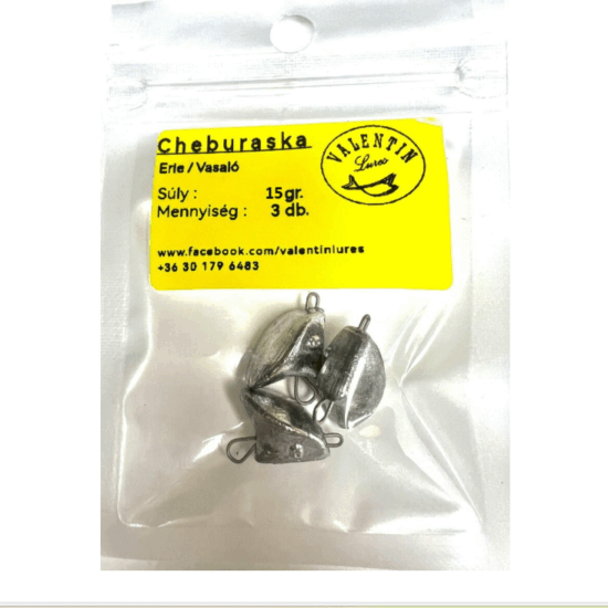 Cheburashka ólom Valentin Erie / Vasaló 15gr, 3db