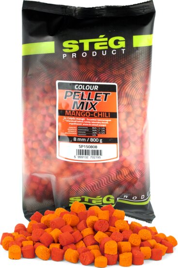 Stég Pellett Mix 800g 8mm Mango-Chili