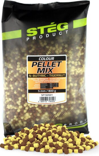 Stég Pellett Mix 800g 5mm Vajsav-Tigrismogyoró