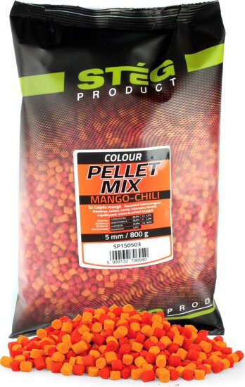 Stég Pellett Mix 800g 5mm Mango-Chili