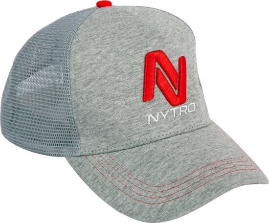 Nytro Light Marl Grey Trucker Cap Mesh Back