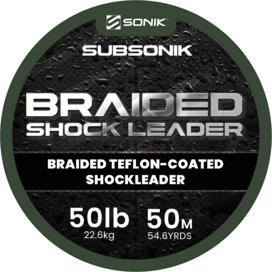 Sonik Braided Shock Leader 50Lb 100M