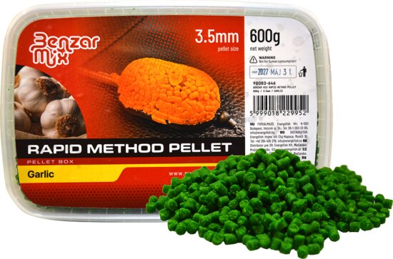 Benzár Rapid Method Pellet Fokhagyma 3,5mm 600Gr