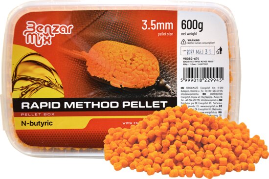 Benzár Rapid Method Pellet Vajsav 3,5mm 600Gr