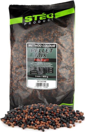 Stég Pellet Mix 800g 3mm - halibut