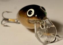 Mike's Mamut wobbler 50 mm 10 gr Black Gold Fekete - Arany felúszó floating