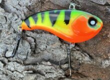Mike's Shad wobbler 66 mm 15 g Fire Tiger Mikro Zörgős