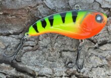 Mike's Shad wobbler 66 mm 22 g Fire Tiger Néma
