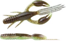 OSP DOLIVE CRAW 3" 7.6cm TW107 Green Pumpkin/Chart 7/plic