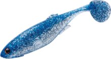 Major Craft Stabi Shad Fat 3.5" 8.9cm #002 Blue Silver