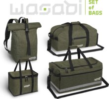 Delphin WASABI SET tašiek (CarryMID + CarryBIG + Coolbag + Rucksack)
