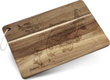 Delphin CarpBOARD Dekoratív konyhai vágódeszka