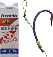 Frenetic előkötött horog füllel 6-os horog 0,12 mm zsinór 25cm