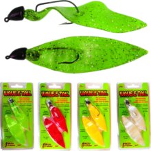 WAVE-E TAIL 1+3 jig és gumi Mepps és Mister Twister 8g 10cm sárga