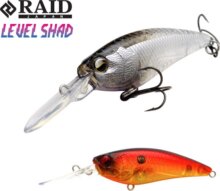 Raid Japan Raid Level Shad 50.3mm 4.3g Su 035 Sparkling Red