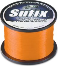 Sufix TRITANIUM 1/4LB ORANG 0,30mm 6,8kg 1365M