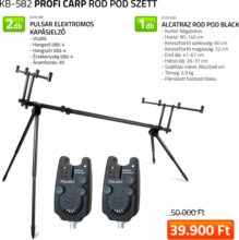 Nevis Profi Carp Rod Pod szett Alcatraz rod pod + Pulsar elektromos kapásjelző
