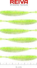 Reiva Tiny Worm 6cm 6db/cs (Flash Chartreuse)