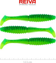 Reiva Zander Power Shad 12,5cm 3db/cs (Poison Green)