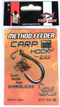 Top Mix Method Feeder Carp Hook Barbless #12