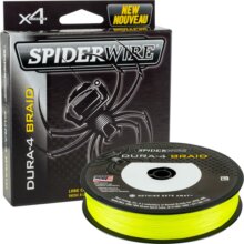 SpiderWire ESD4Y-DURA4 150M 0.12MM/10.5KG-23LB YEL fonott pergető zsinór