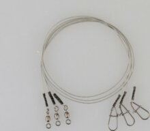 Savage Gear CARBON49 TRACE 30CM 0.48MM 11KG 3 Darab előkötött fém előke